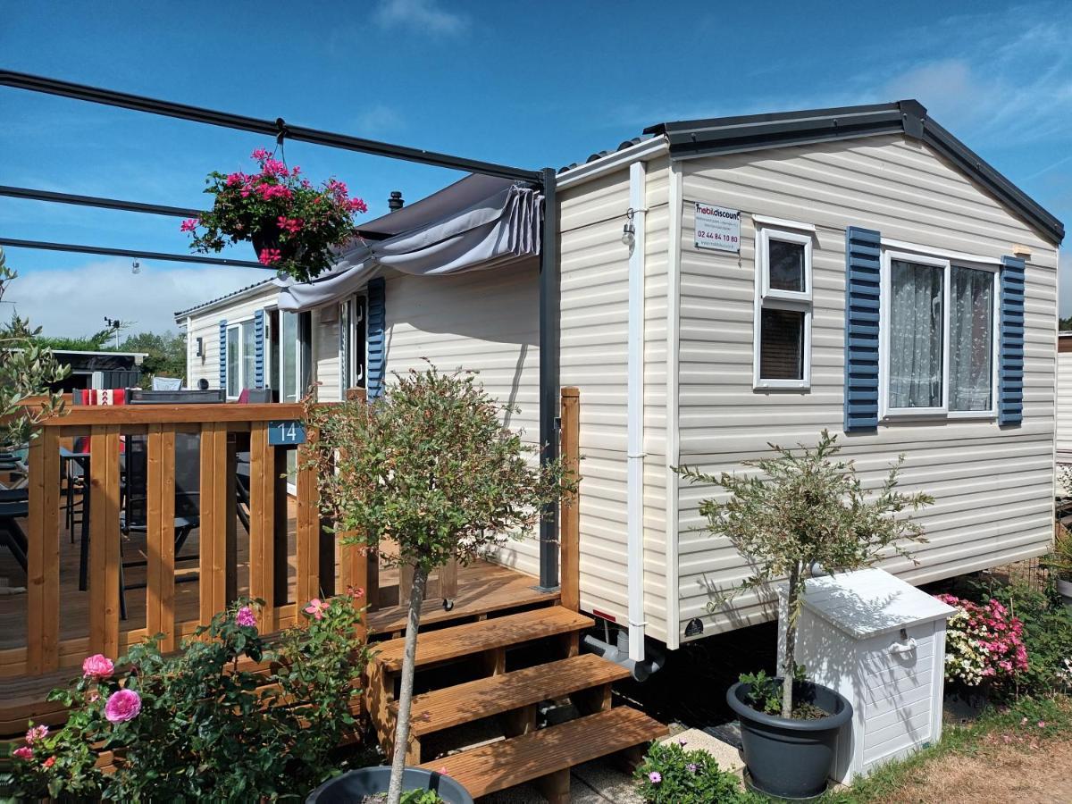 La Chanterie Agreable Mobil-Home Residentiel Normand Saint-Pair-sur-Mer Exterior foto